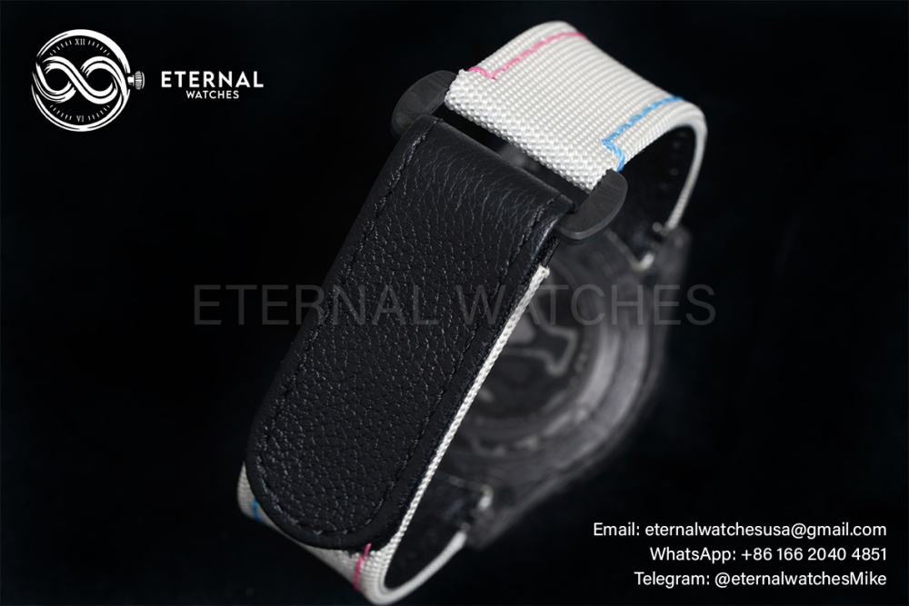 ROLEX - SUPER CLONE Daytona DiW 40mm Black Carbon/NY Multi Color NOOB DD4130