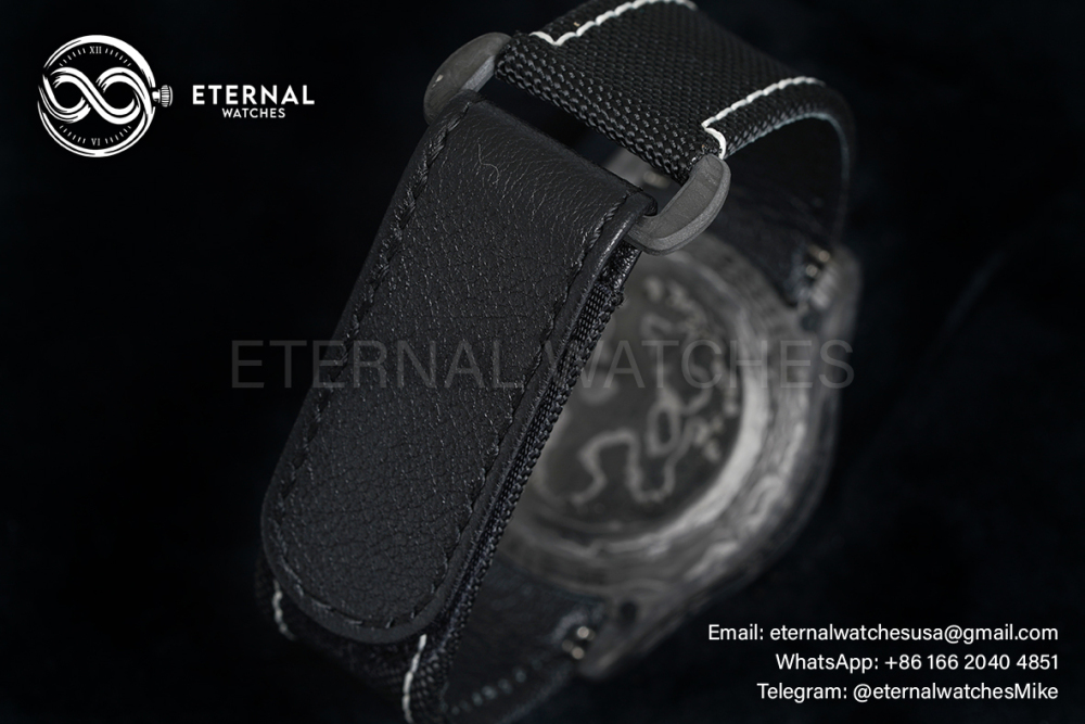 ROLEX - SUPER CLONE Daytona 40mm Black Carbon/NY Panda NOOB DD4130