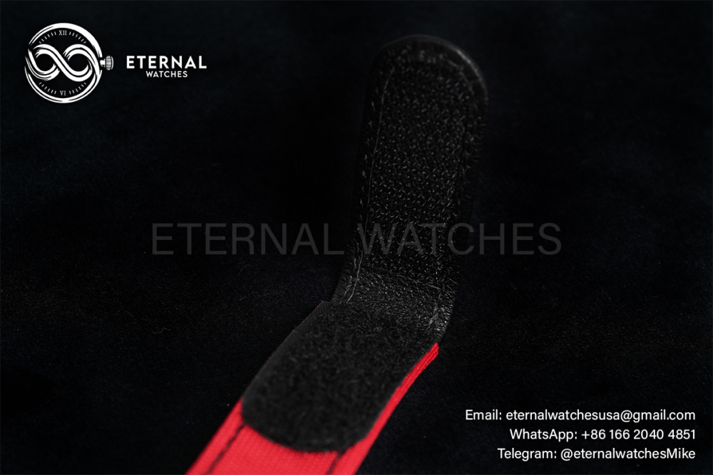 ROLEX - SUPER CLONE Daytona DiW 40mm Black Carbon/NY Red NOOB DD4130