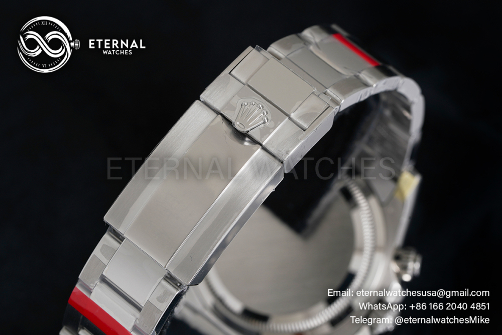 ROLEX - SUPER CLONE Daytona 126509 40mm SS/SS Black/Sliver VSF DD4131 Weight Adjusted
