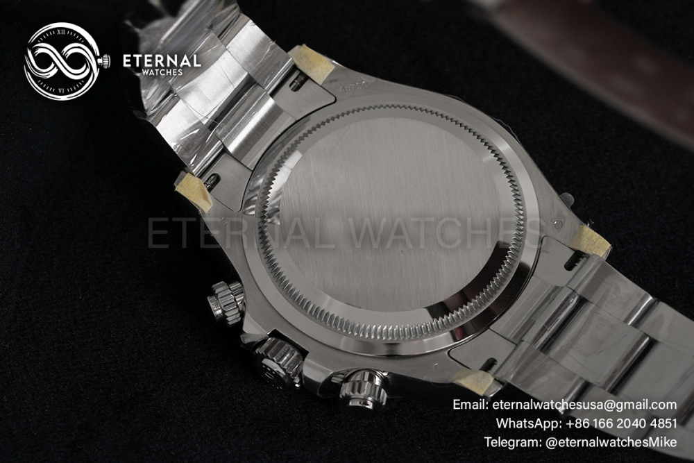 ROLEX - SUPER CLONE Daytona 126509 40mm SS/SS Black/Sliver VSF DD4131 Weight Adjusted