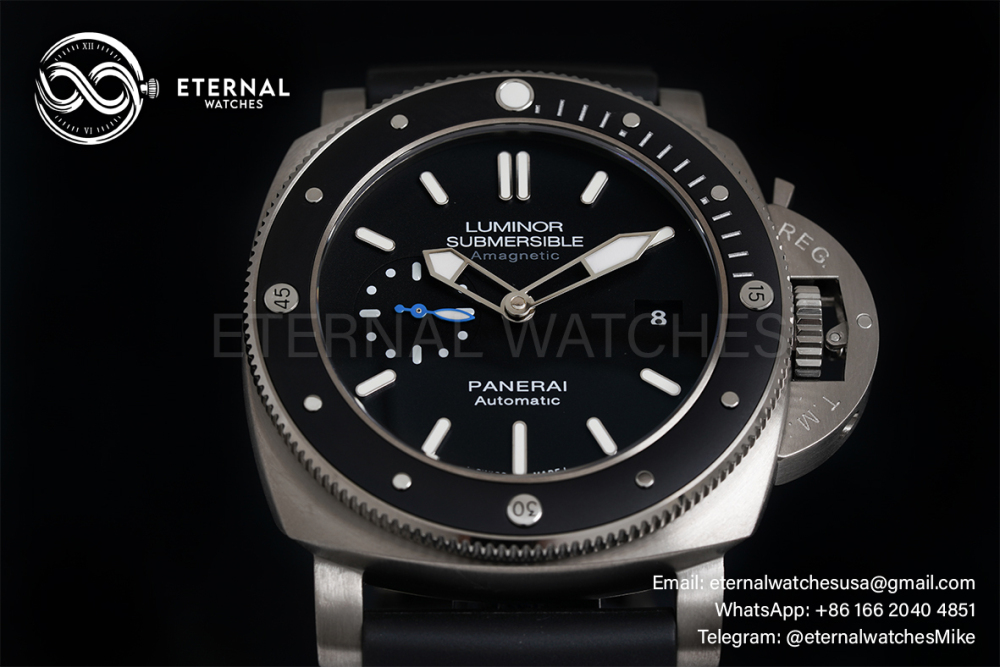PANERAI - Submersible PAM1389 1950 AMagnetic TI/RU Blk XF P9010