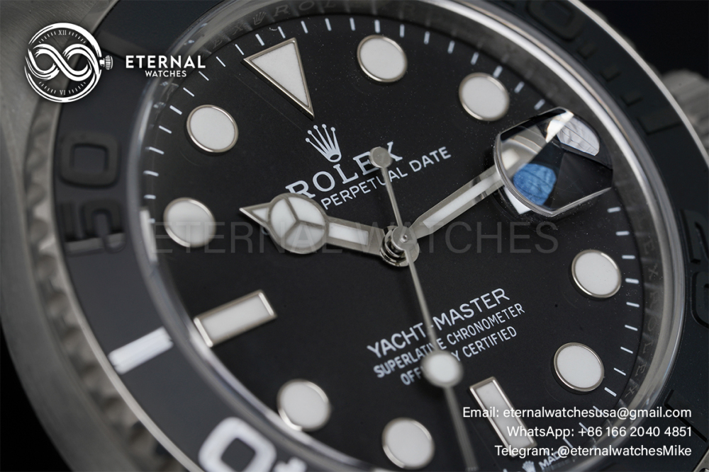 ROLEX - Yacht-Master 226627 42mm TI/TI Black/Dot CLEAN SH3235
