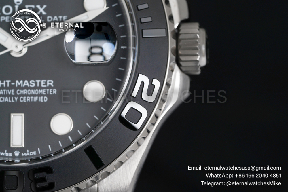 ROLEX - Yacht-Master 226627 42mm TI/TI Black/Dot CLEAN SH3235