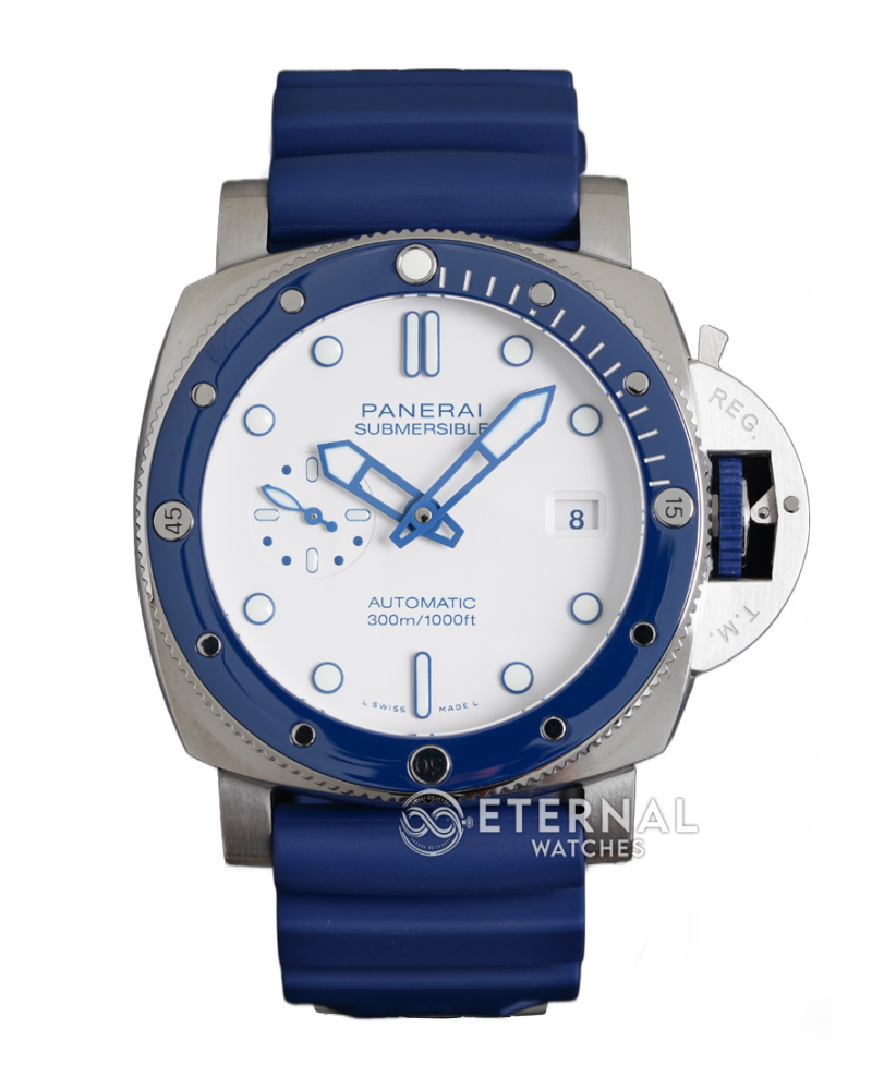 PANERAI - SUPER CLONE PAM1696 Submersible 42mm SS/RU White VSF P900