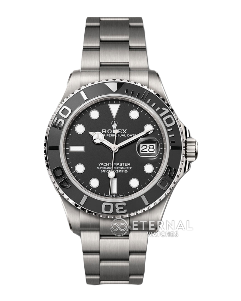 ROLEX - Yacht-Master 226627 42mm TI/TI Black/Dot CLEAN SH3235