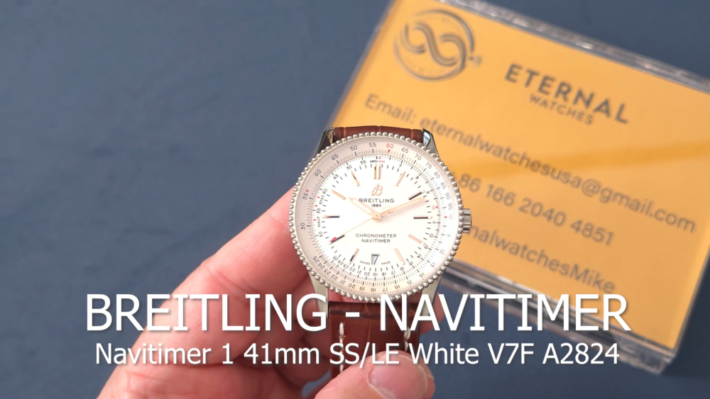 BREITLING - Navitimer 1 41mm SS/LE White Dial V7F A2824