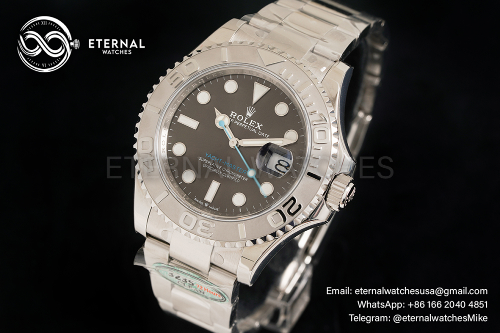 ROLEX - Yacht-Master 116622 40mm SS/SS Grey/Dot CLEAN SH3235
