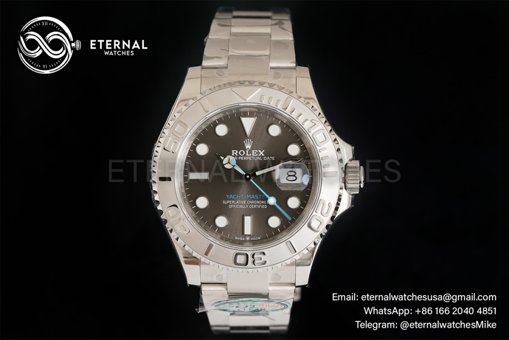 ROLEX - Yacht-Master 116622 40mm SS/SS Grey/Dot CLEAN SH3235