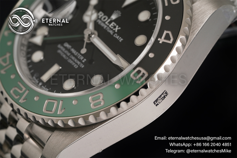 ROLEX - SUPER CLONE GMT Master II 126720 Sprite Jubilee SS/SS Clean DD3285