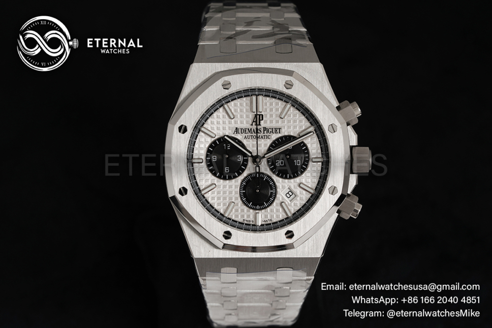 AUDEMARS PIGUET - SUPER CLONE Royal Oak Chronometer 26240ST 41mm SS/SS Silver/Black APS SH4401