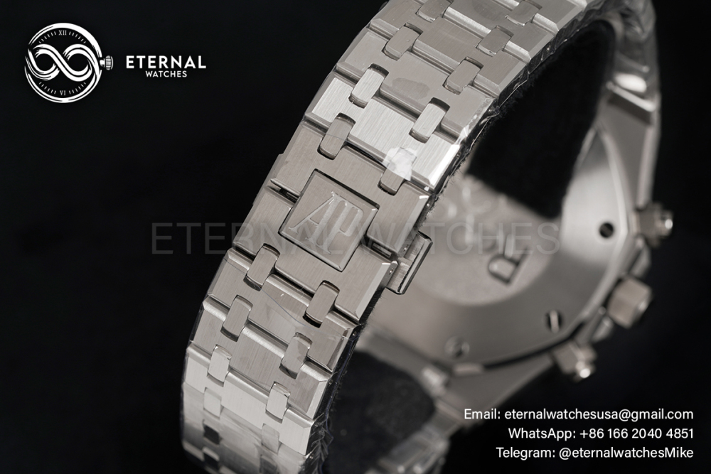 AUDEMARS PIGUET - SUPER CLONE Royal Oak Chronometer 26240ST 41mm SS/SS Silver/Black APS SH4401