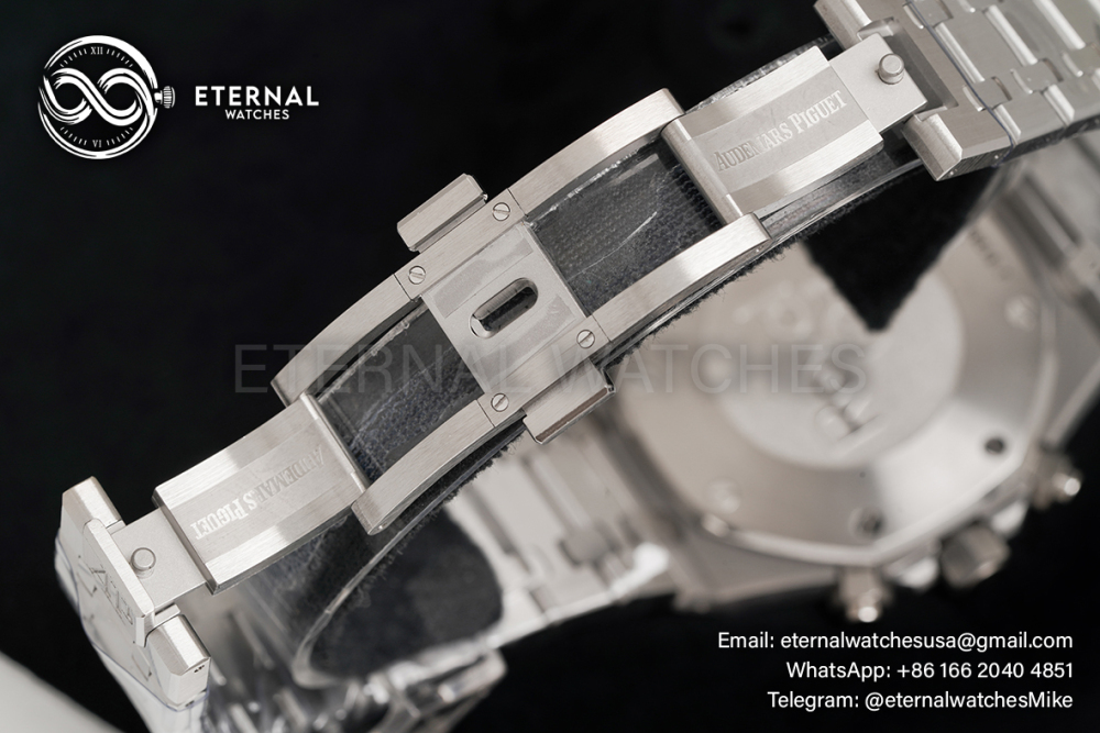 AUDEMARS PIGUET - SUPER CLONE Royal Oak Chronometer 26240ST 41mm SS/SS Silver/Black APS SH4401