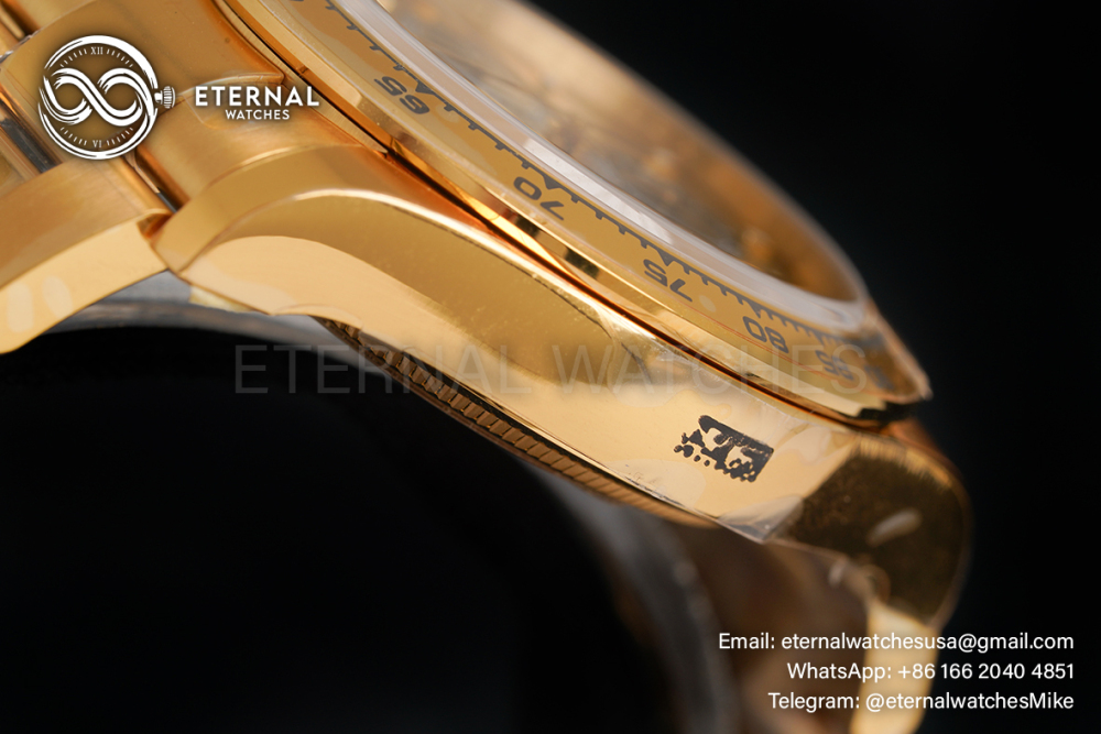 ROLEX - SUPER CLONE Daytona 116508 40mm YG/YG Gold Dial VSF DD4130 (Weight Adjusted)