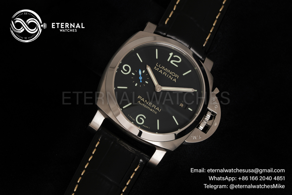 PANERAI - PAM1312 Luminor Marina Automatic 44mm Black SS/LE VSF P9010