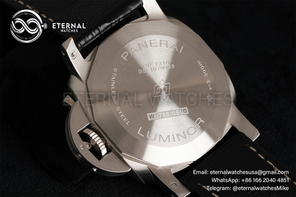 PANERAI - PAM1312 Luminor Marina Automatic 44mm Black SS/LE VSF P9010