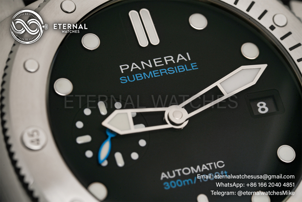 PANERAI - Submersible PAM1229 44mm SS/RU Black Dial VSF P900