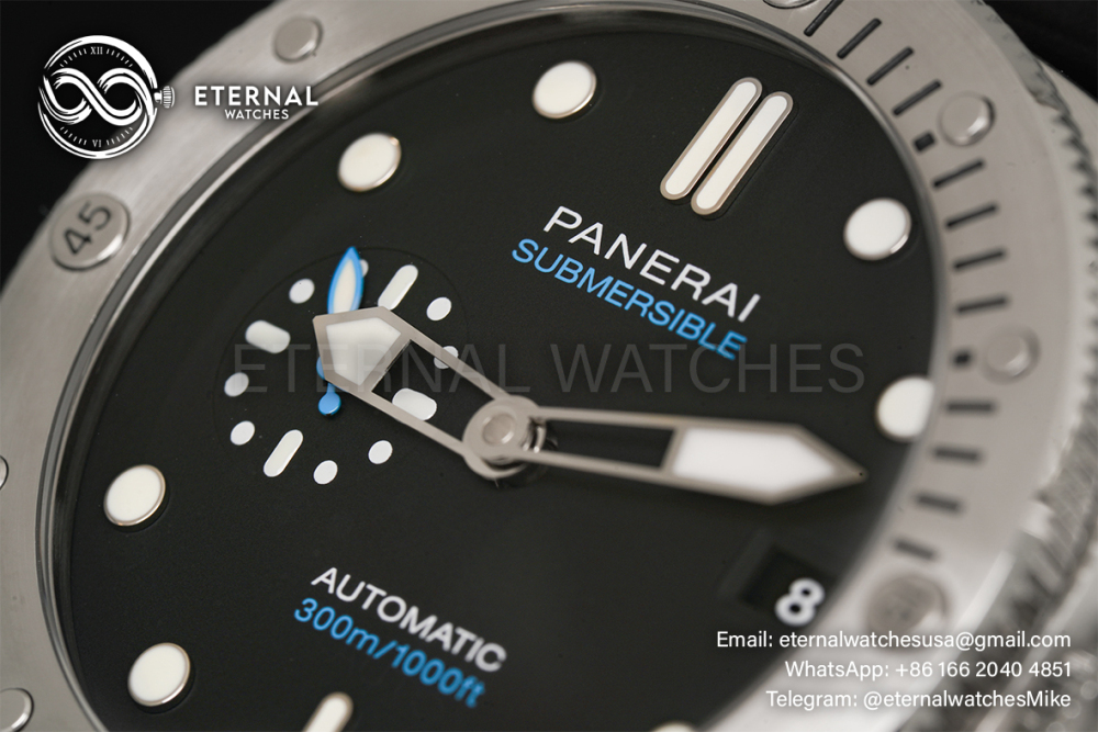 PANERAI - Submersible PAM1229 44mm SS/RU Black Dial VSF P900