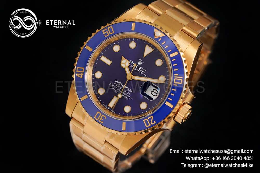 ROLEX - Submariner 126618LB 41MM Blue/Dot YG/YG VSF VS3235