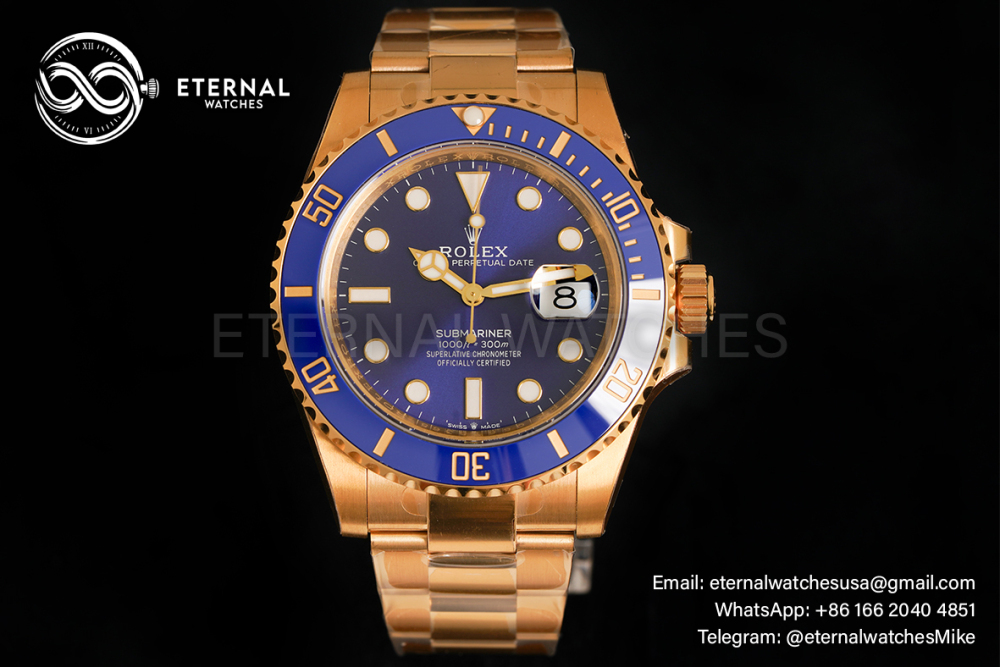 ROLEX - Submariner 126618LB 41MM Blue/Dot YG/YG VSF VS3235