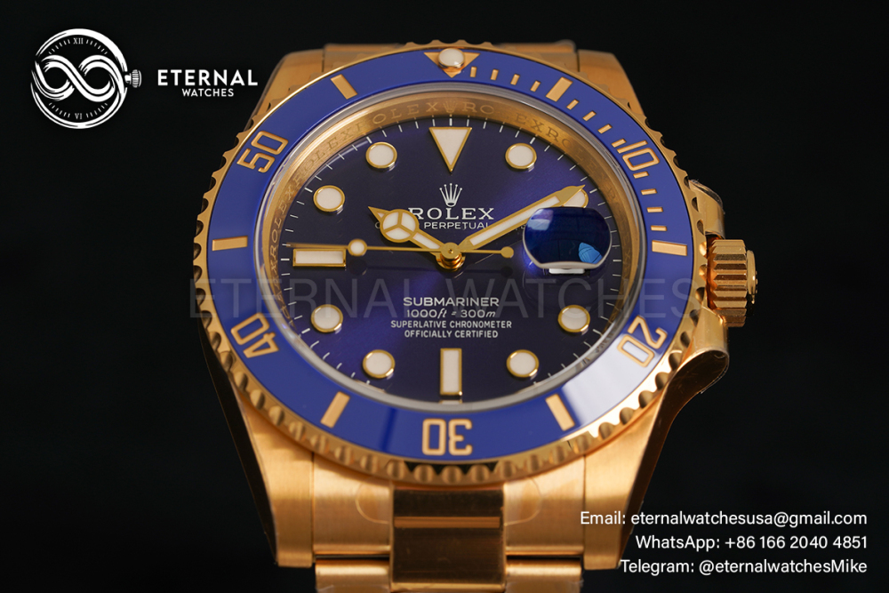 ROLEX - Submariner 126618LB 41MM Blue/Dot YG/YG VSF VS3235