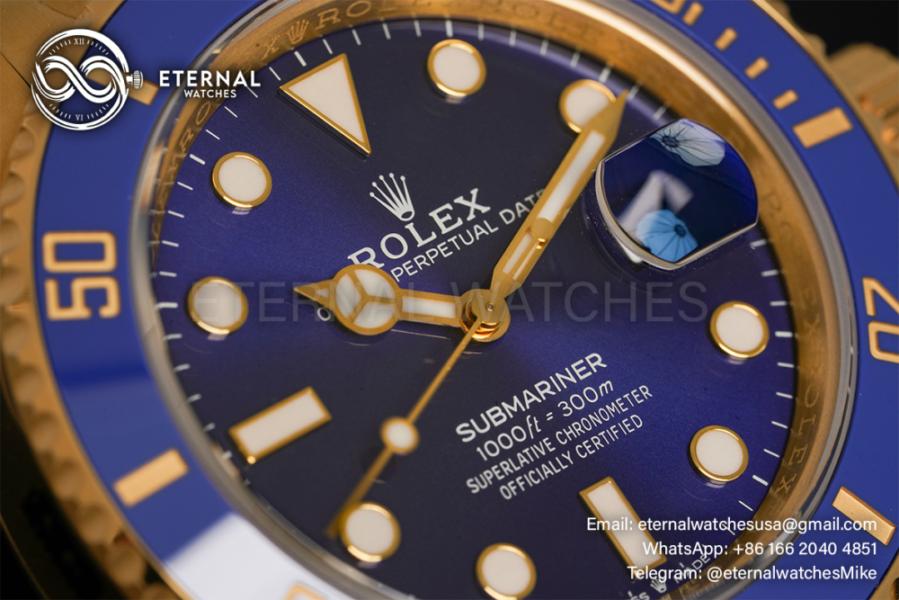 ROLEX - Submariner 126618LB 41MM Blue/Dot YG/YG VSF VS3235