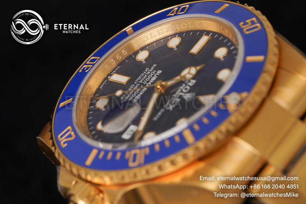 ROLEX - Submariner 126618LB 41MM Blue/Dot YG/YG VSF VS3235