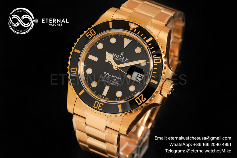 ROLEX - Submariner 126618LN 41MM Black/Dot YG/YG VSF VS3235