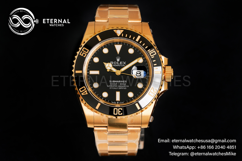 ROLEX - Submariner 126618LN 41MM Black/Dot YG/YG VSF VS3235