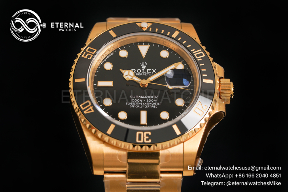 ROLEX - Submariner 126618LN 41MM Black/Dot YG/YG VSF VS3235
