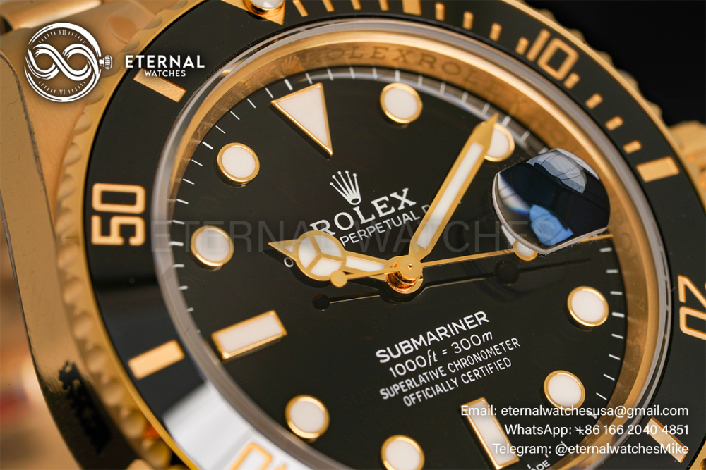 ROLEX - Submariner 126618LN 41MM Black/Dot YG/YG VSF VS3235