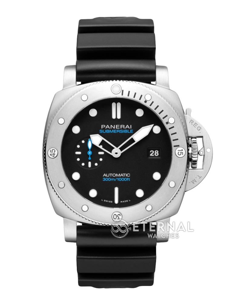 PANERAI - Submersible PAM1229 44mm SS/RU Black Dial VSF P900