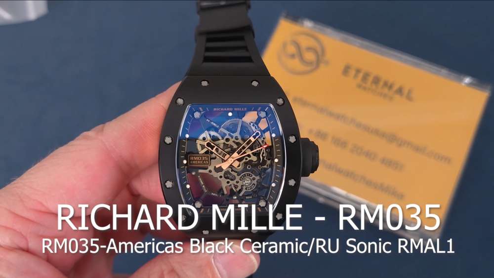 RICHARD MILLE - RM035-02 Toro Americas Black RG/RU Skeleton Dial Sonic RMAL1
