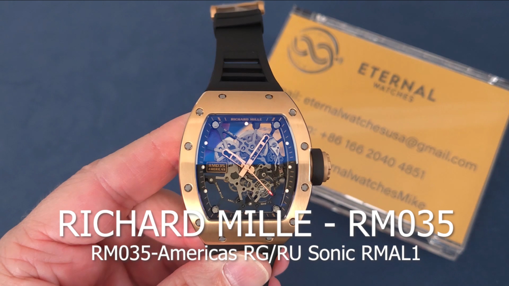 RICHARD MILLE - RM035-02 Toro Americas RG/RU Skeleton Dial Sonic RMAL1