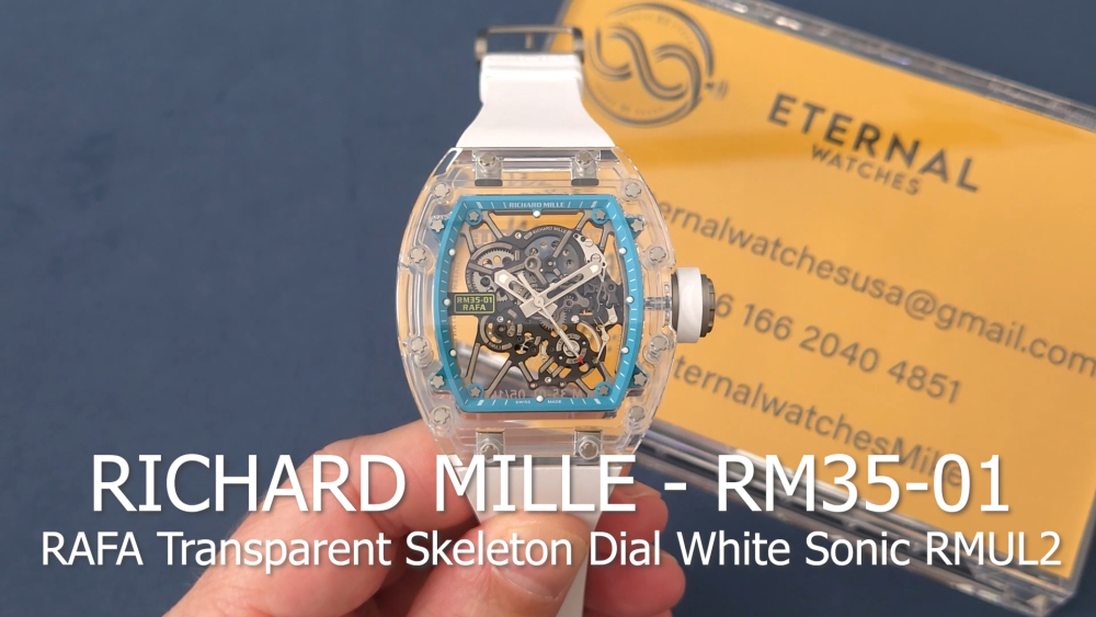 RICHARD MILLE - RM35-01 Transparent Skeleton Dial White Sonic RMUL2