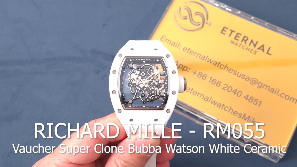 RICHARD MILLE - VAUCHER SUPER CLONE RM055 Bubba Watson White Ceramic