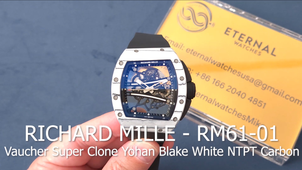 RICHARD MILLE - VAUCHER SUPER CLONE RM61-01 Yohan Blake White NTPT