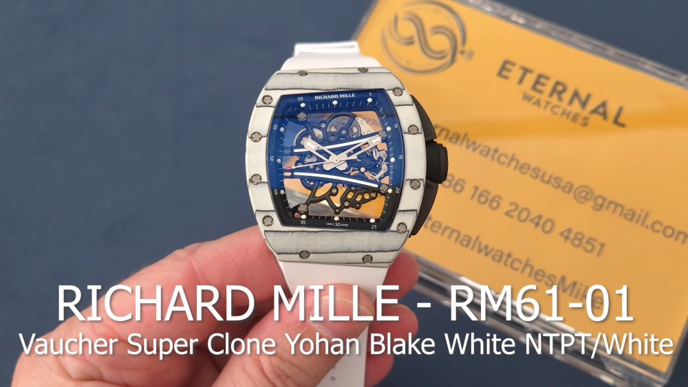 RICHARD MILLE - VAUCHER SUPER CLONE RM61-01 Yohan Blake White NTPT/White