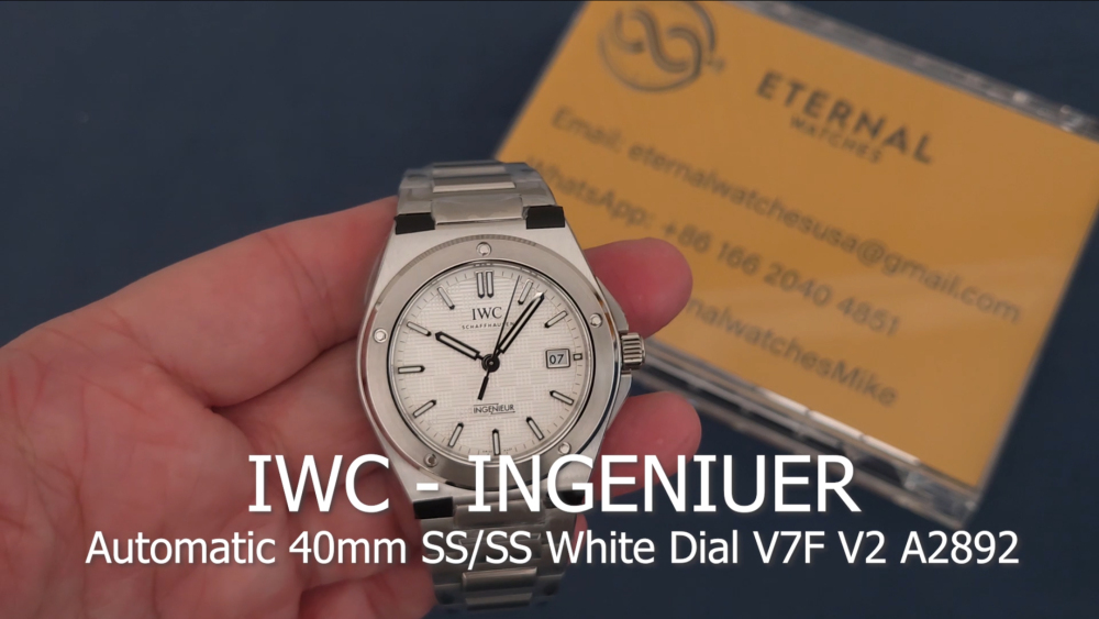 IWC - Ingeniuer Automatic 40mm SS/SS White Dial V7F V2 A2892