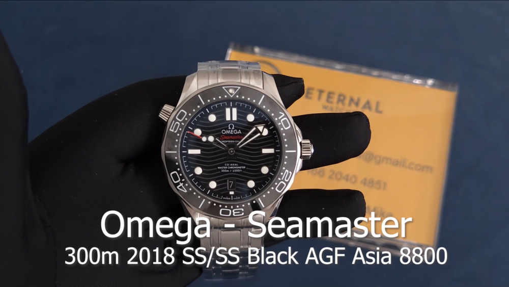 OMEGA - Seamaster 300m 2018 42mm SS/SS Black AGF Asia 8800