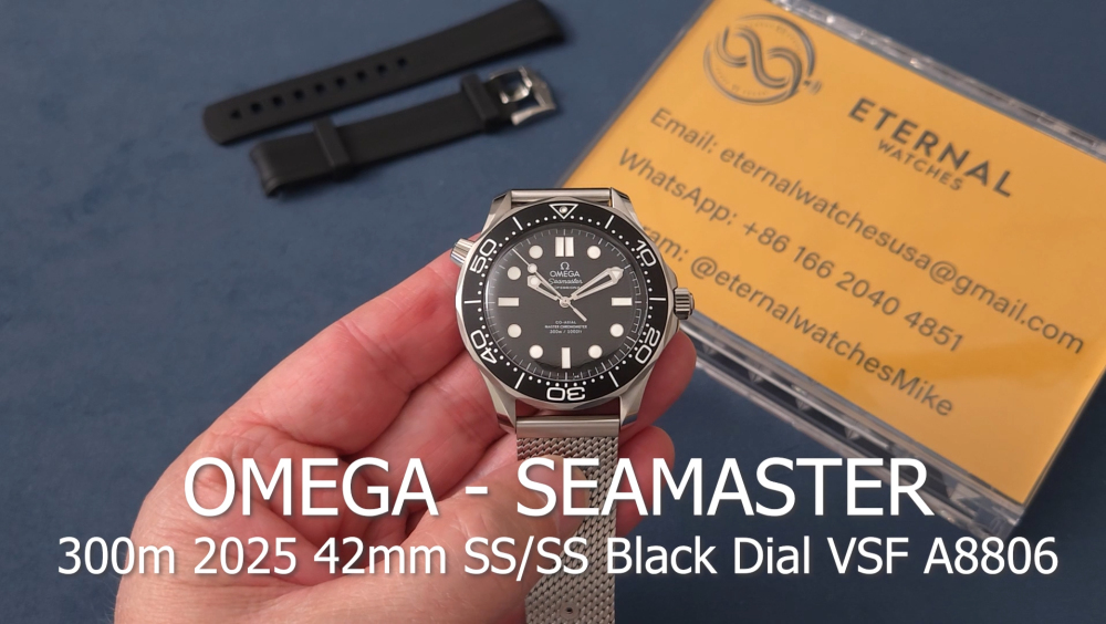 OMEGA - Seamaster 300m 2025 42mm SS/SS Black Dial VSF A8806