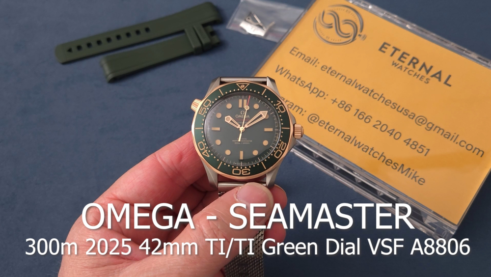 OMEGA - Seamaster 300m 2025 42mm TI/TI Green Dial VSF A8806