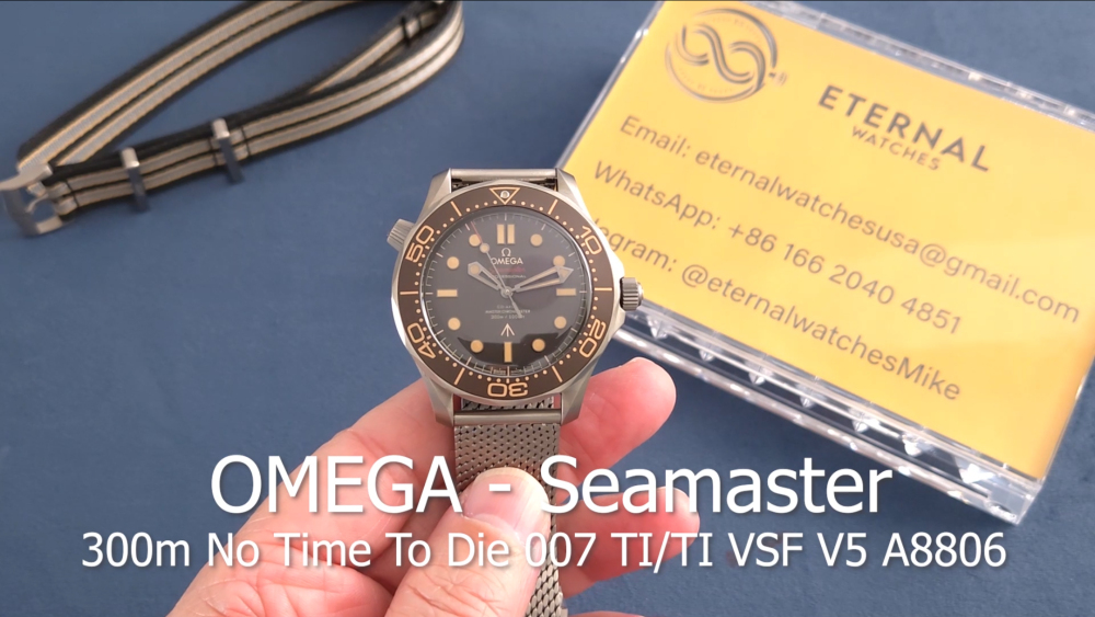 OMEGA - Seamaster 300m No Time To Die 007 TI/TI VSF V5 A8806