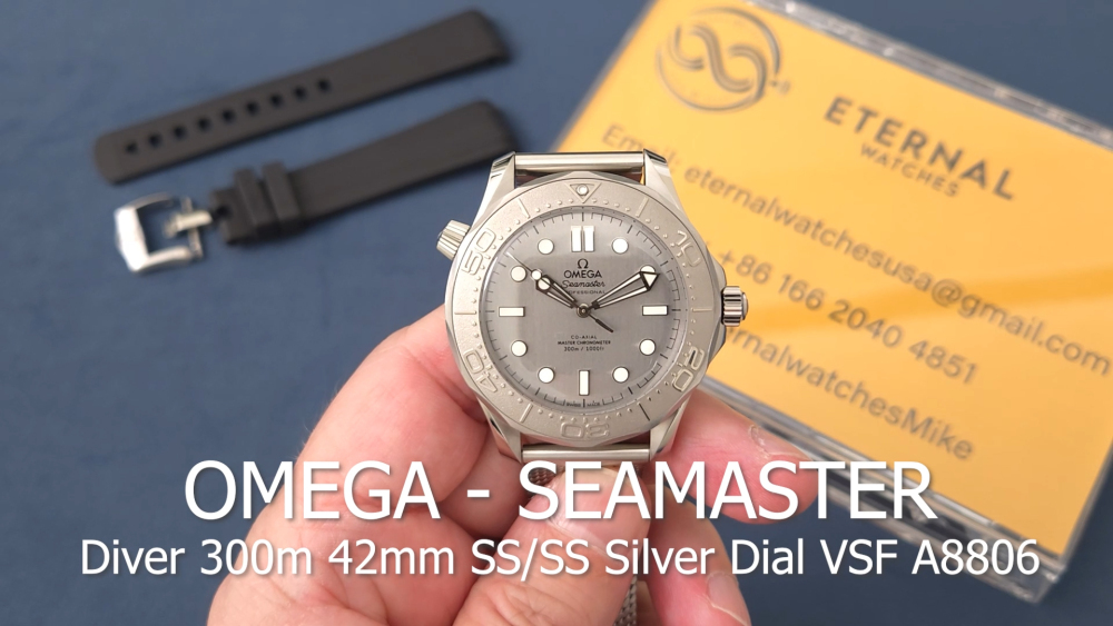 OMEGA - Seamaster Diver 300m 42mm SS/SS Silver Dial VSF A8806