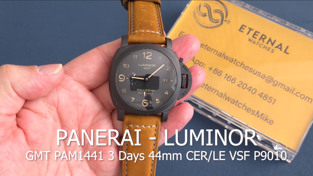 PANERAI - Luminor GMT PAM1441 3 Days 44mm CER/LE VSF P9010