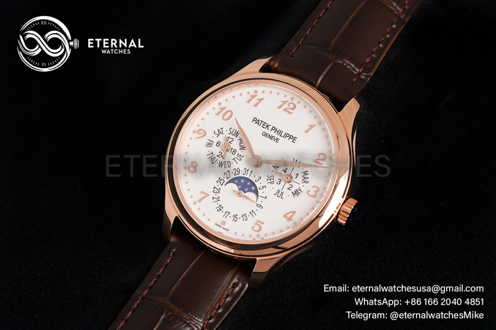 PATEK PHILIPPE - Grand Complications 5140 40mm RG/LE White Dial 3KF A240