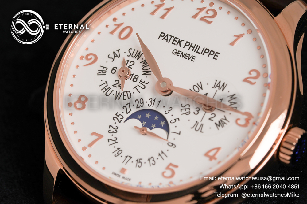 PATEK PHILIPPE - Grand Complications 5140 40mm RG/LE White Dial 3KF A240