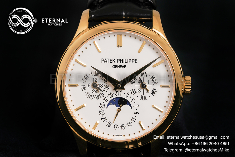 PATEK PHILIPPE - Grand Complications 5140 40mm YG/LE White Dial 3KF A240