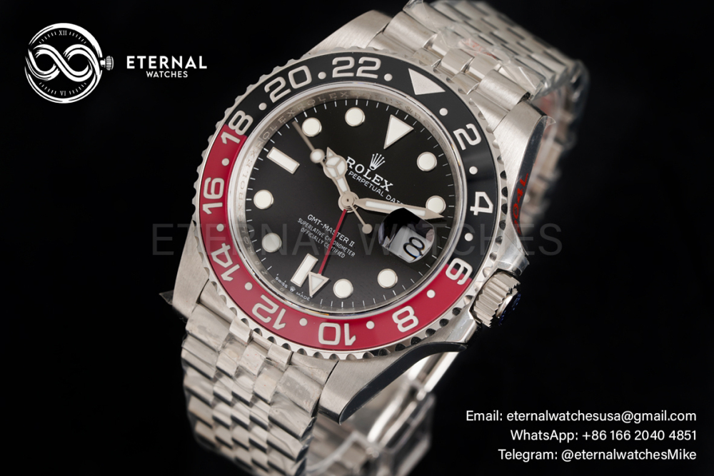 ROLEX - GMT Master II 126710 Coke 40mm Jubilee SS/SS Black Dial GMF DD3285