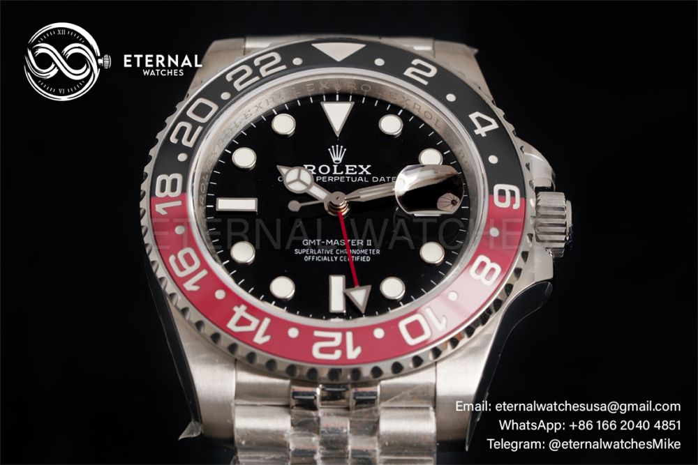 ROLEX - GMT Master II 126710 Coke 40mm Jubilee SS/SS Black Dial GMF DD3285